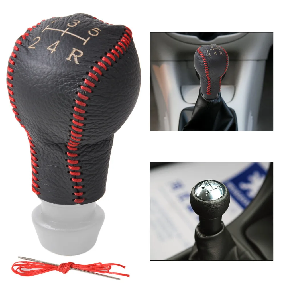 CITALL кожа 5-Скорость чехол для рычага переключения передач для peugeot 106 206 306 307 308 3008 406 605 Citroen Saxo C2 C4 C4 Пикассо