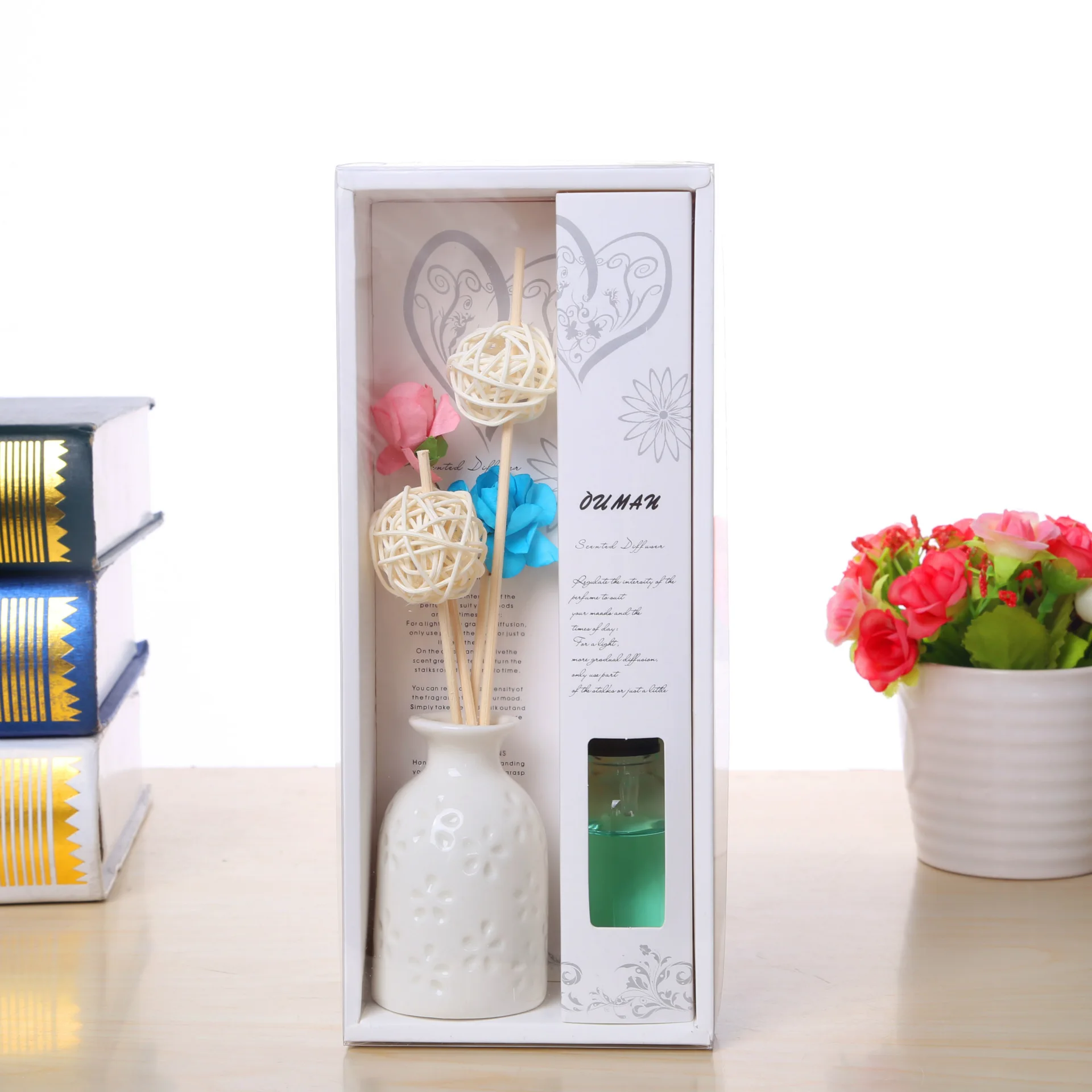 Reed diffuser наборы идеальный парфюм hot продажа не каминные приборы белая
