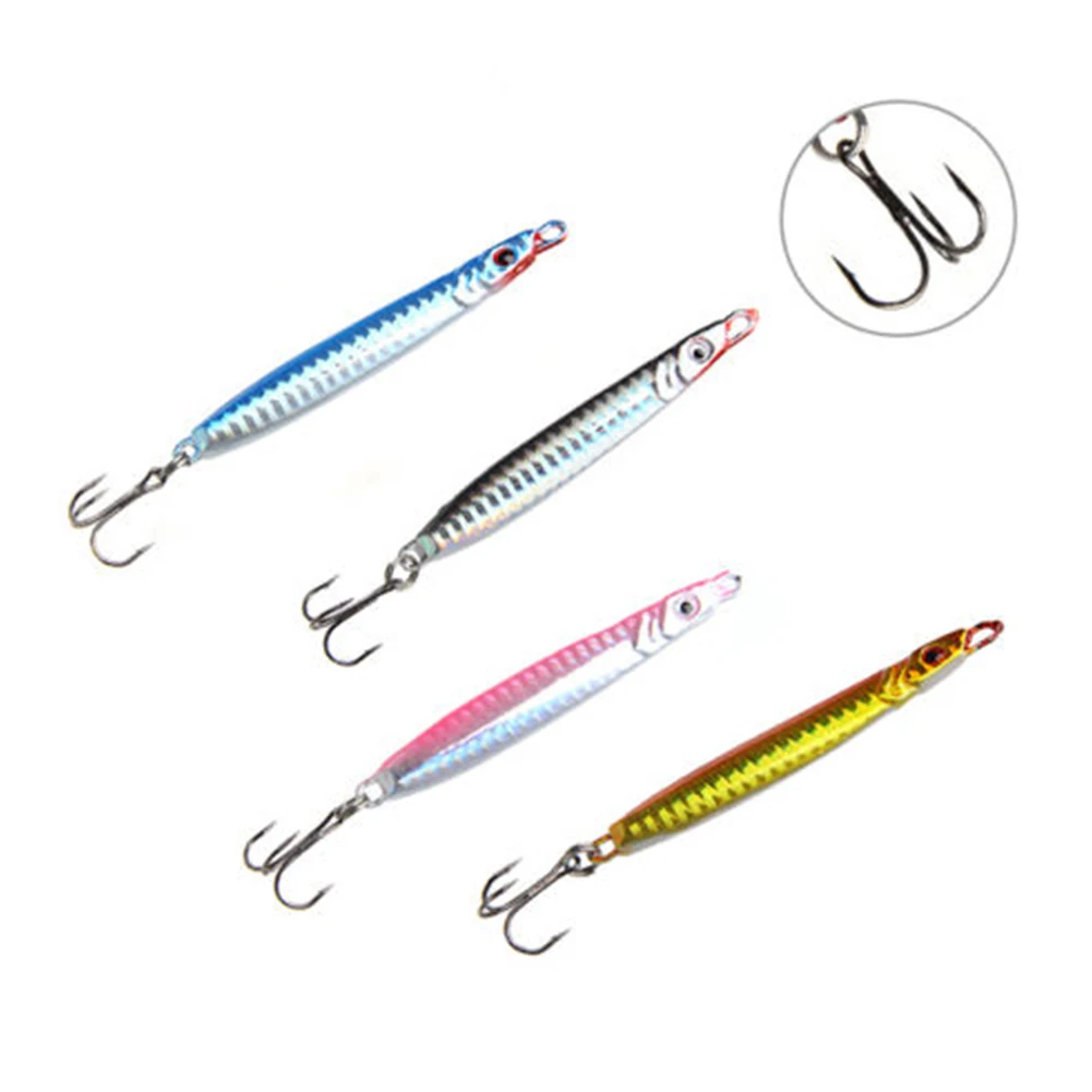 1 Pcs Metal Jig 40g Fishing Lure Spoon Sea Lead Fish Isca Artificial Lures Baits Jigging | Спорт и развлечения