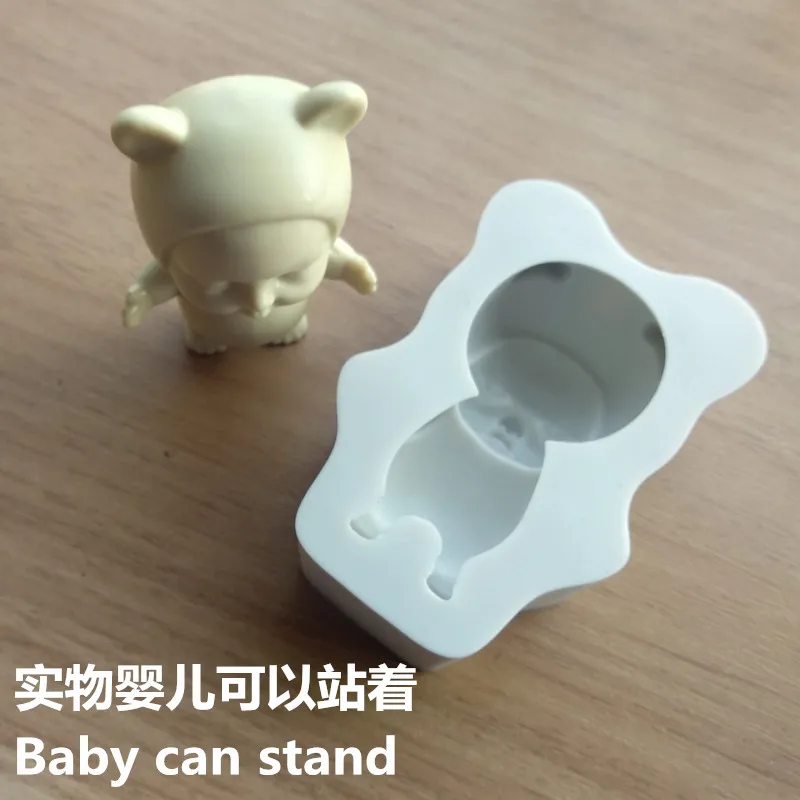 Новая 3D детская силиконовая форма стандартная для украшения торта сна детской