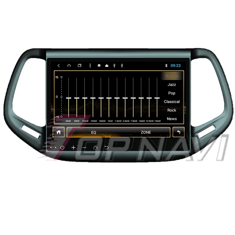 Auto Plug&ampPlay Players for JEEP Compass 2016 10.1'' Android Topnavi Car Navigation GPS Multimedia support Mirror link |