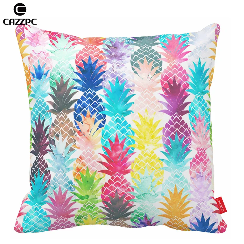 Акварель поп Книги по искусству Гавайский ананас тропического лета принт Пледы