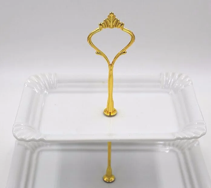 

500sets/lot Cake Stand Handle Fitting Silver Gold Wedding Party Crown Rod