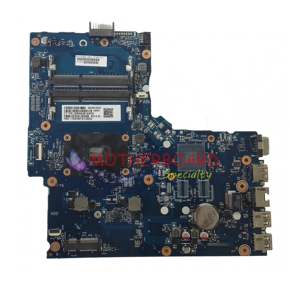 Материнская плата для ноутбука HP 355 G2 с интегрированной графикой процессор A8-6410