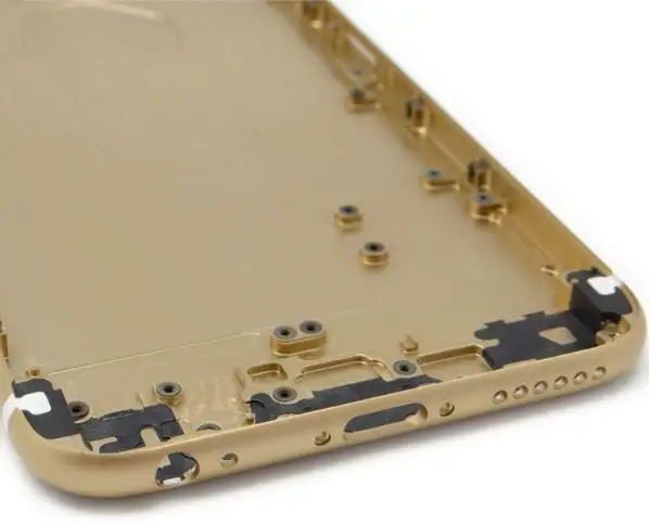 Free shipping Mobile phone gold metal empty housing for iPhone 6g Back cover Battery | Мобильные телефоны и аксессуары