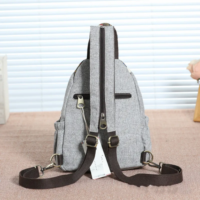 Рюкзак ручной работы в этническом стиле многослойный Легкий Прочный Школьный