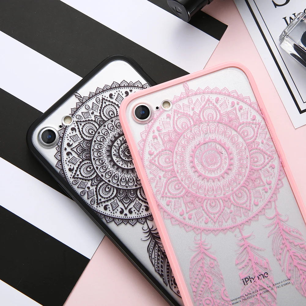 Чехлы KISSCASE для iPhone 6 s 7 8 Plus 5 5S SE роскошный кружевной чехол из ТПУ с цветами S