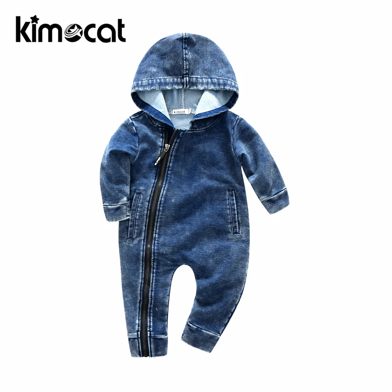 

Kimocat, Одежда для новорожденных мальчиков и девочек, детские комбинезоны с длинным рукавом, Одежда для младенцев, детский комбинезон