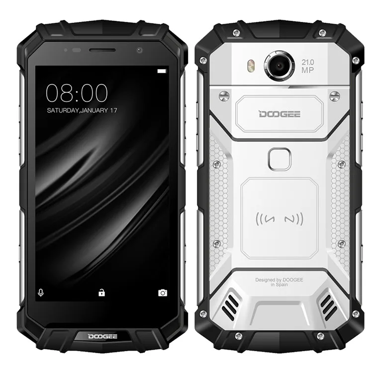 DOOGEE S60 6 GB 64 IP68 Водонепроницаемый мобильного телефона Helio P25 Octa Core 5 2 "FHD 21MP Android 7 0