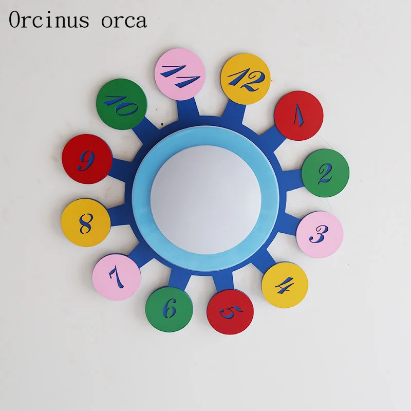 

Cartoon creative color LED ceiling lamp children's room boys and girls bedroom modern simple digital ceiling lamp free shipping