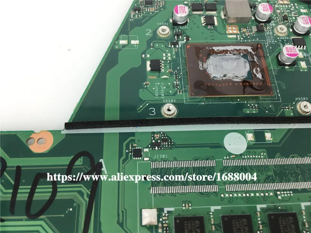 Материнская плата X551CA для ноутбука ASUS F551CA материнская REV2. 2 1007U 4 гб тестирование
