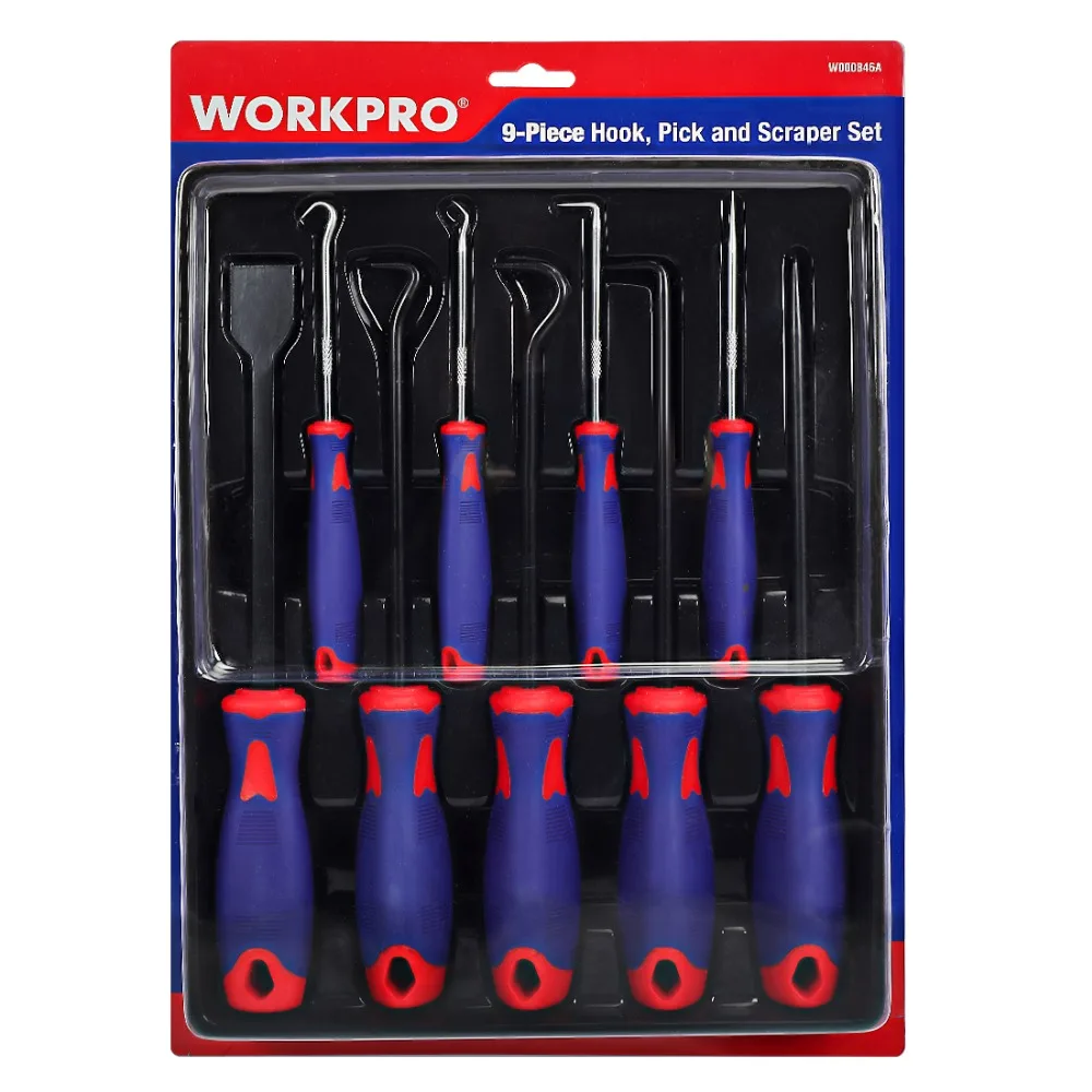 Набор инструментов WORKPRO 9 шт. набор крючков и скребков для ремонт часов наборы инструментов