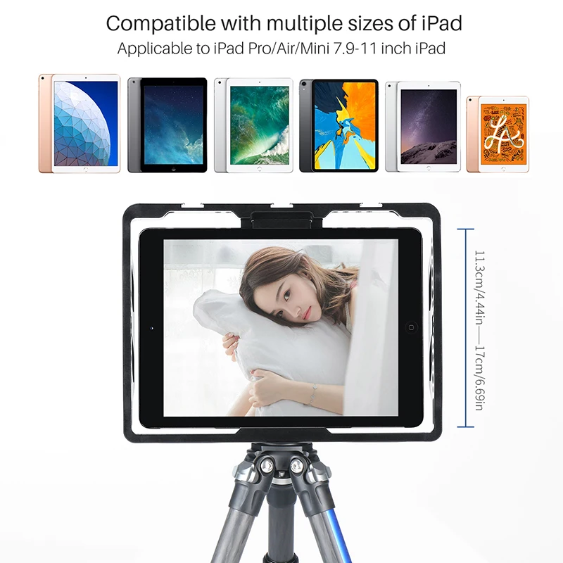 ULANZI U Pad металлическое Крепление для видеосъемки Vlog Filmmaking Rig iPad Pro/Air/Mini с