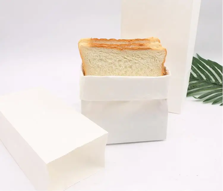 100 шт/партия коричневая белая крафт-бумага для выпечки ящик мешок еды упаковка