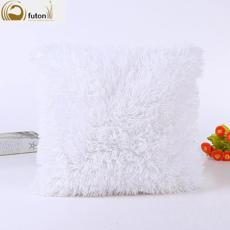 45x45 см мягкие Мех животных плюшевые квадратный Пледы Наволочки кресло-кровать Подушки Детские случае Чехлы для подушек служебный автомобиль Наволочки S дома декор