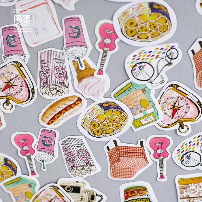 45 шт./1 Набор kawaii Deco Кот цветок Скрапбукинг планировщик наклейки/Липкие заметки/Подарочная Уплотнительная паста/Офисные принадлежности милые канцелярские принадлежности