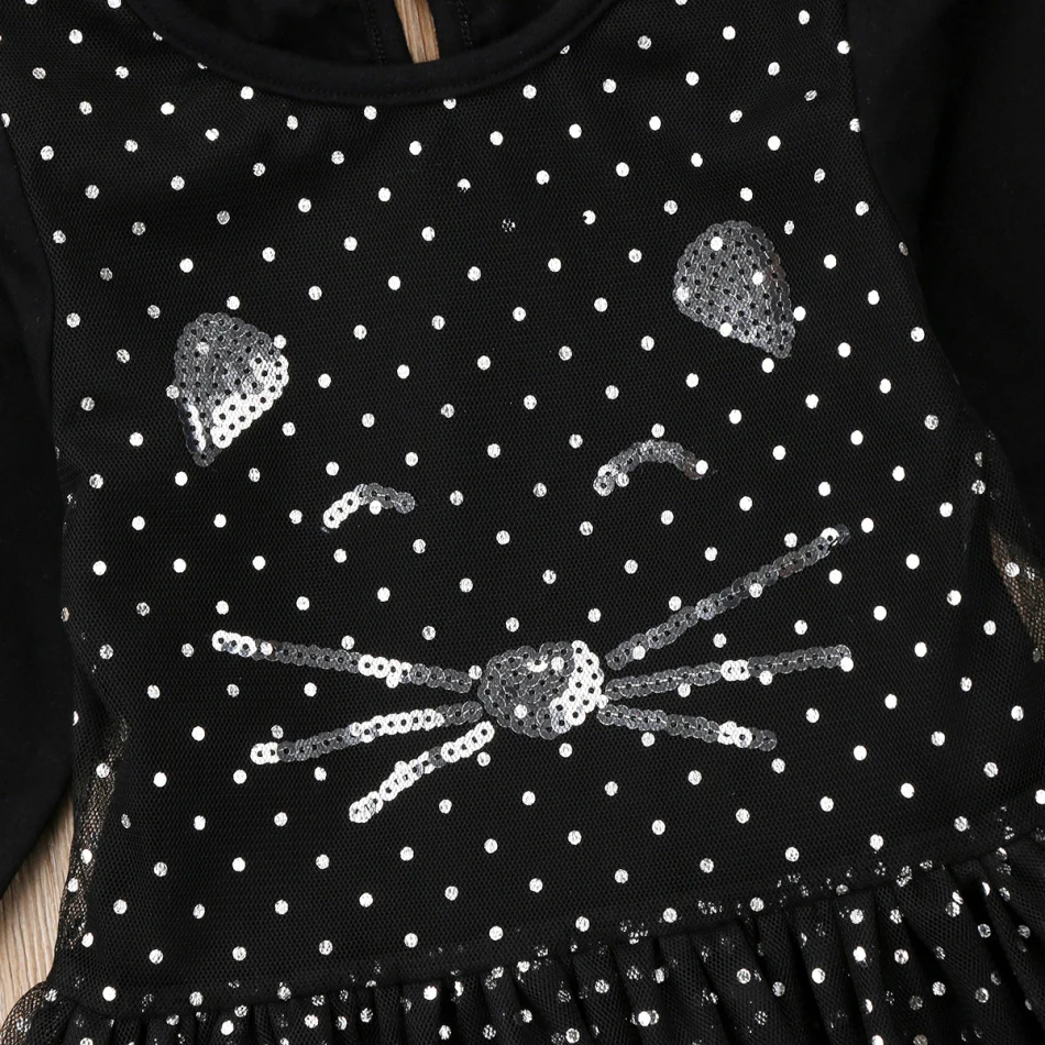 Повседневное красивое детское платье из тюля Meisjes Kleding Одежда для девочек от 1 до 5