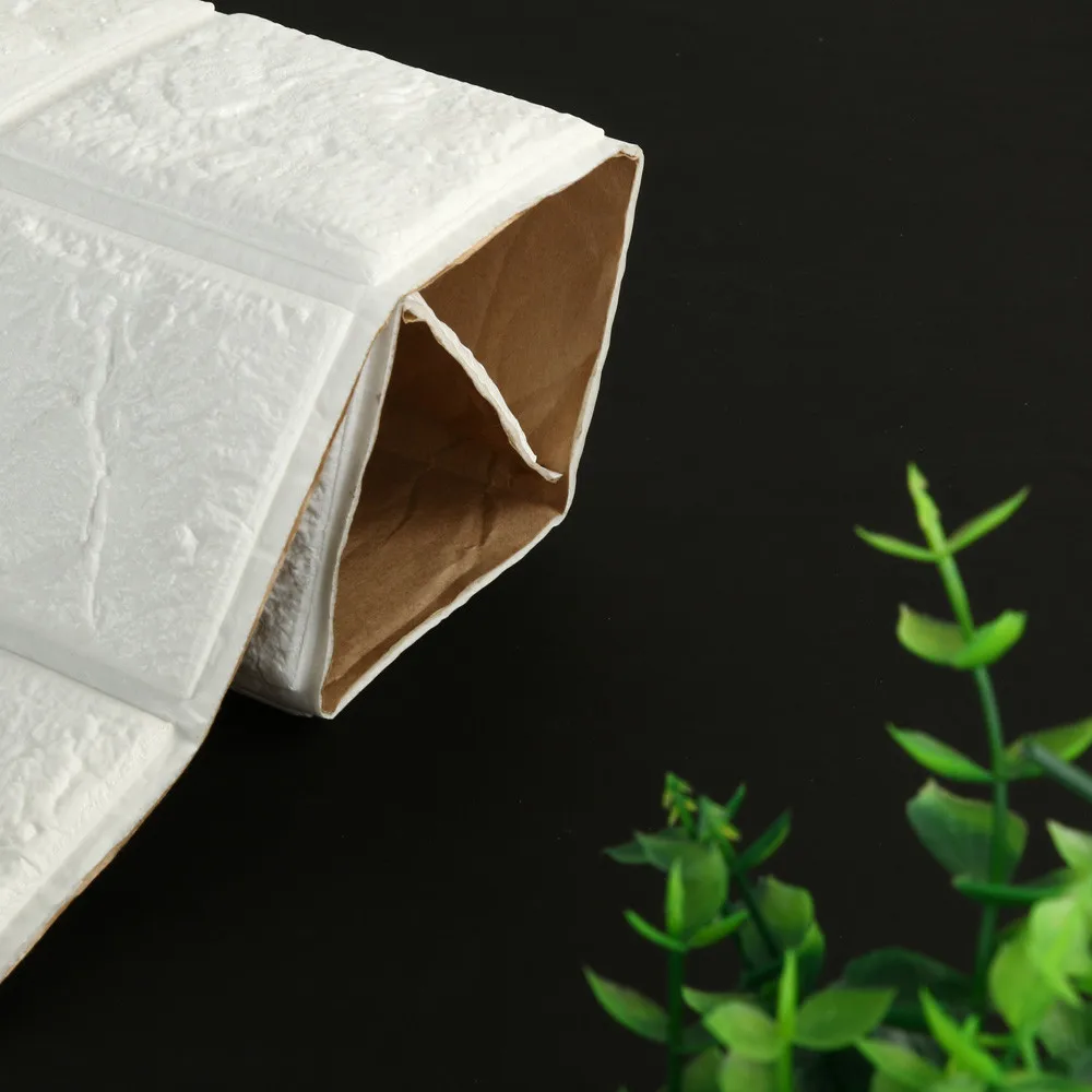 Новые Горячие Новые 60*60*0,8 см ПЭ пены 3D обои DIY настенные наклейки Настенный декор рельефный кирпич камень для гостиной спальни