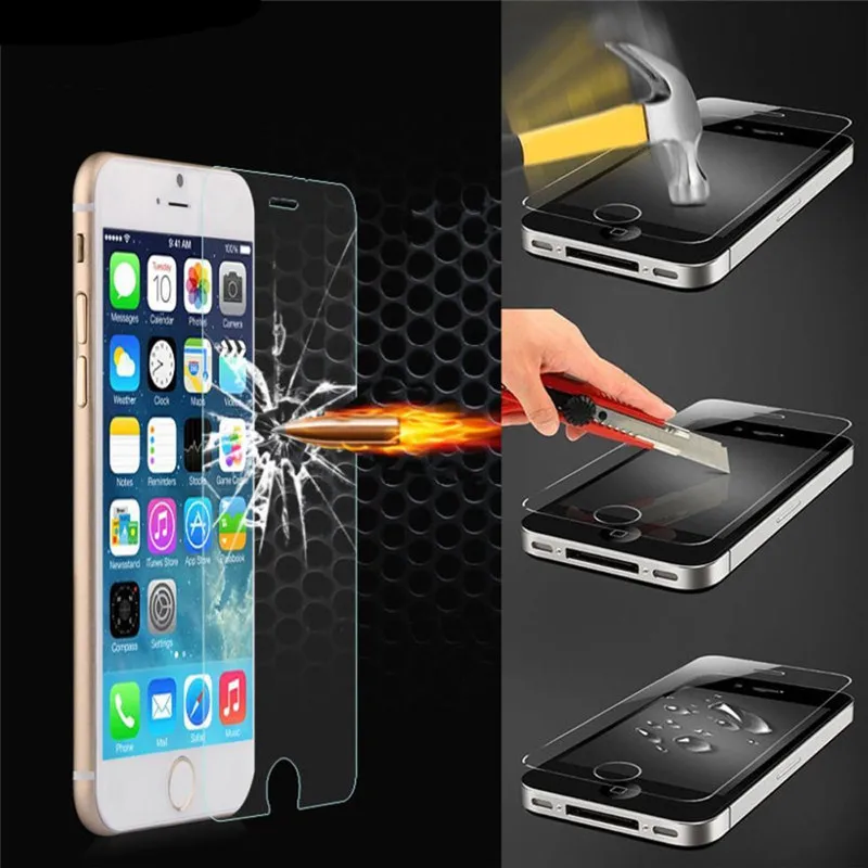 Защитная пленка из закаленного стекла для Iphone X 4S 5 5S 5c 5g SE 6 6s 7 8 Plus I Phone case|phone cases|for