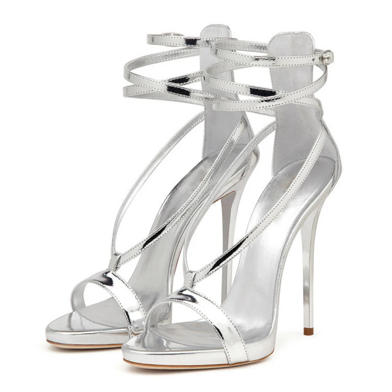 Carollabelly 2019 новые босоножки на высоком каблуке Женская летняя модельная обувь с