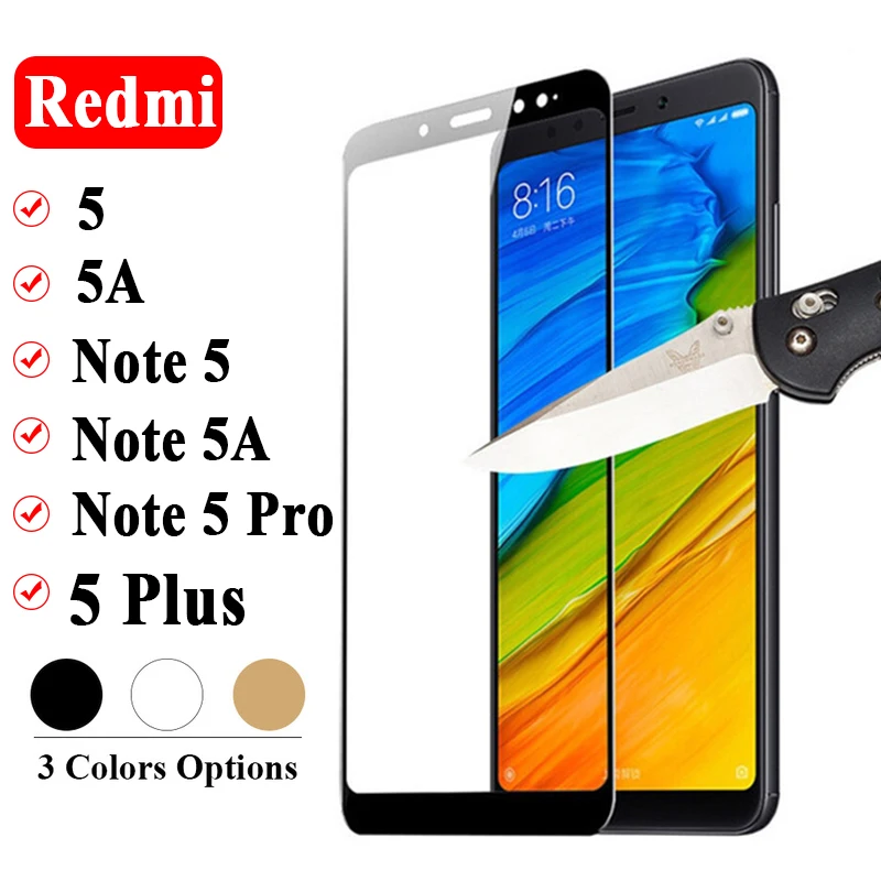 Стекло на ksiomi Redmi 5 5A Защитное стекло для Xiaomi Note Pro Plus Экран протектор A5 не Sklo staklo