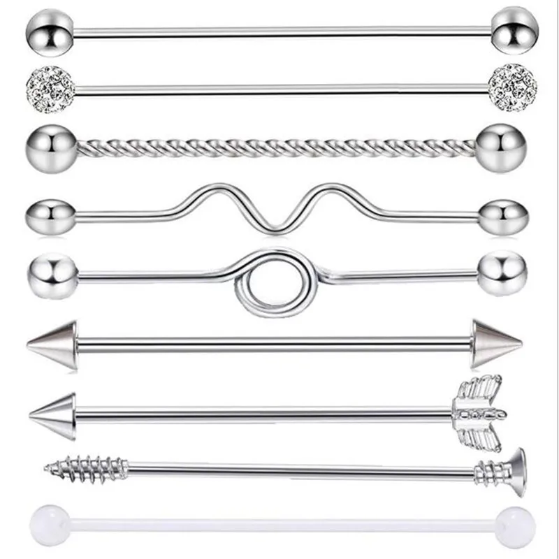 Модные серьги-гвоздики из нержавеющей стали для женщин и мужчин ювелирные