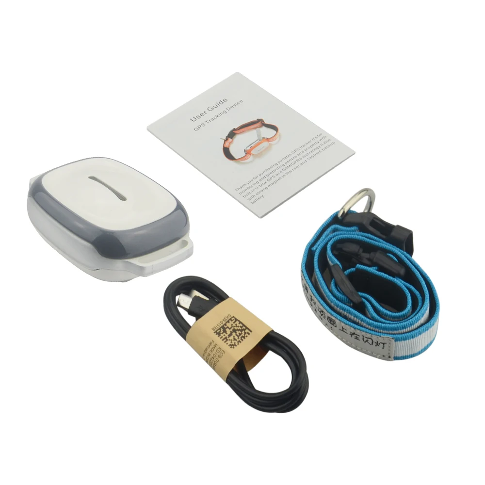 No box Gray GT011 беспроводной gps-трекер для домашних животных Водонепроницаемый IP66 ошейник для собак и кошек gps-локатор устройство слежения против потери отслеживание в реальном времени гео-забор - Цвет: No box Gray