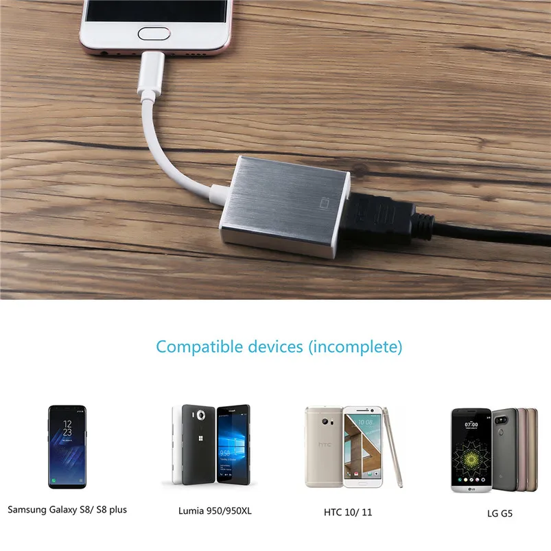 Кабель адаптер NewBEP Type C к HDMI USB для Sumsung S8 Plus LG G5 Macbook Pro Lenovo Yoga 900 ASUS New Chromebook Pixel| |