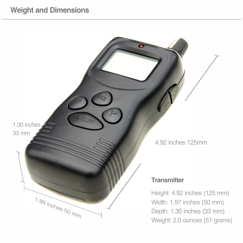 1000 м радиоуправляемая Собака электрический ошейник перезаряжаемый