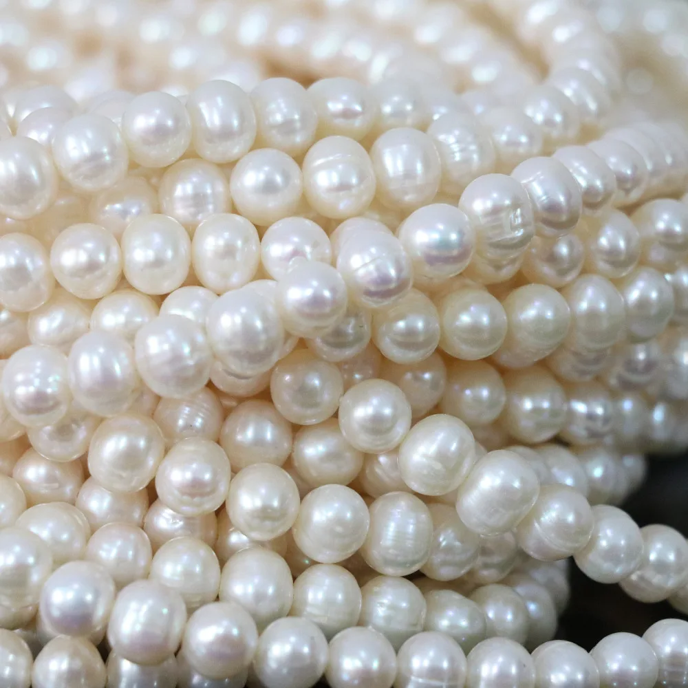 жемчуг 7 мм. змейка с узором. д-580. браслет змейка с жемчугом. жемчуг 7 букв.