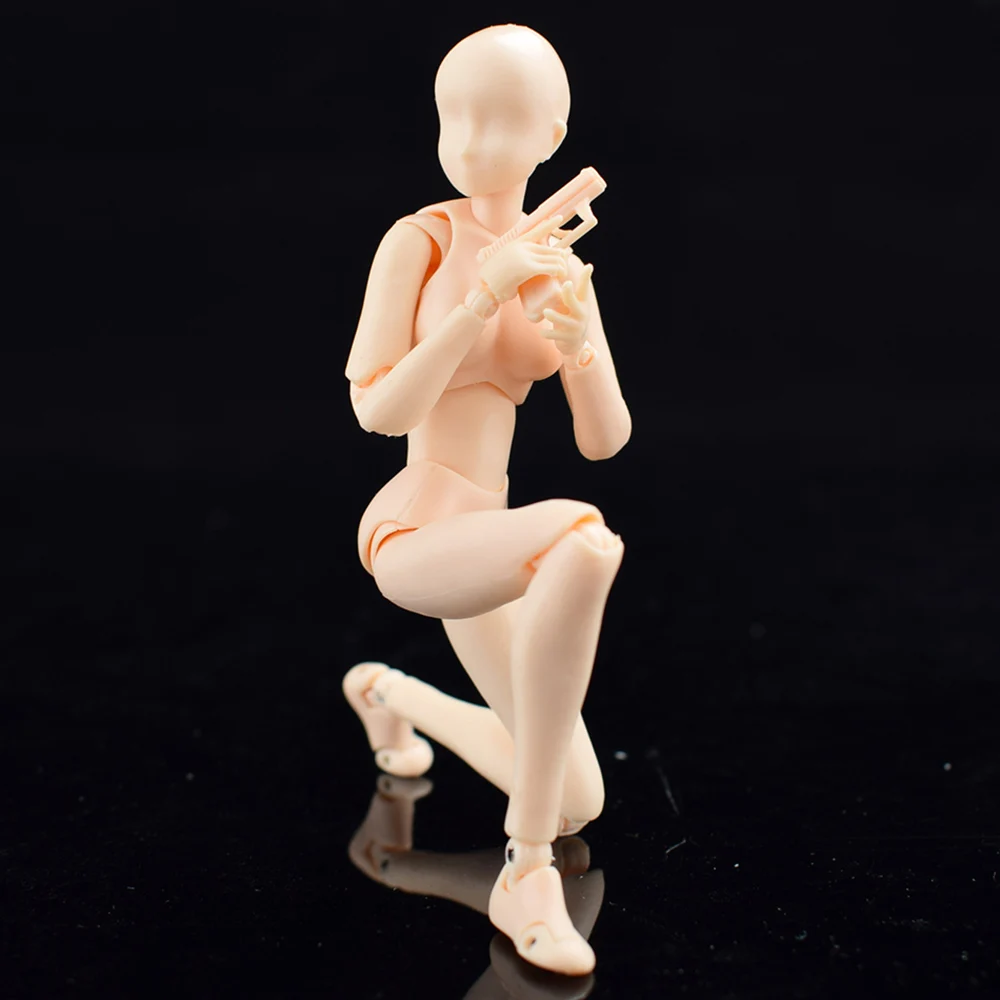 Tamanshii S. Figuarts Body Kun DX набор женский светло оранжевый цвет кожи переменная кукла ПВХ