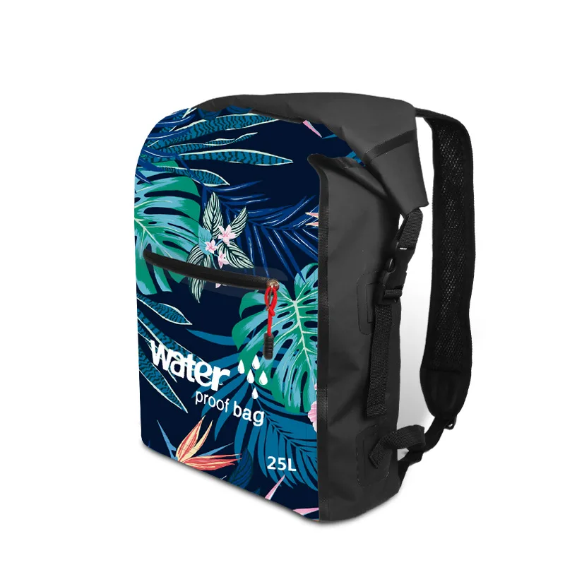 20L Rainforest 3D печать сумки для плавания 20л водонепроницаемый рюкзак Каякинг сумки для хранения для рафтинга прочный дрейфующий Дайвинг сумка на плечо - Цвет: 20L Rainforest