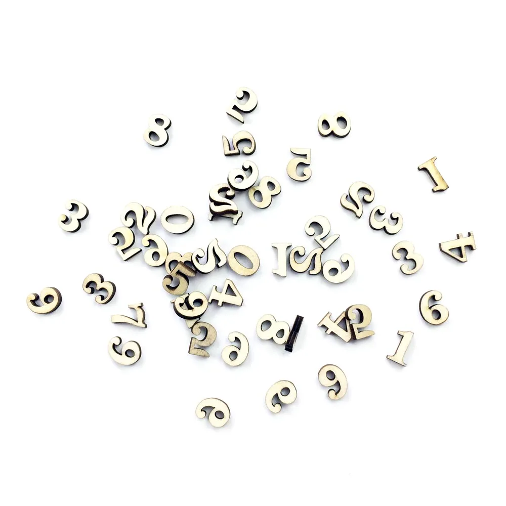100 шт. смешанные винтажные A Z деревянные буквы алфавита цифры Свадебное Ремесло