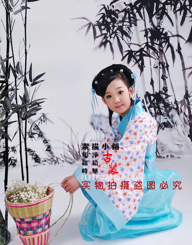 Zhu Lin Zao Chun Ранняя весна бамбуковые клатчи маленькая девочка Фото дом костюм много