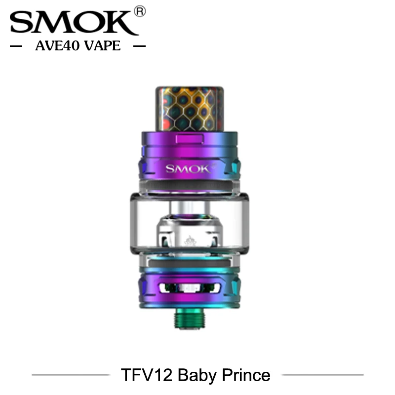 Новый SMOK атомайзер для электронных сигарет TFV12 ребенок принц бак 4 5 мл емкость с