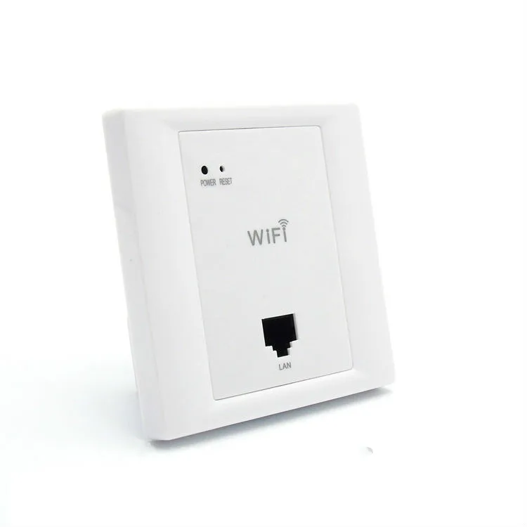 ANDDEAR White Wireless WiFi in Wall AP High Quality Hotel Rooms Wi-Fi Cover Mini Wall-mount AP Router Access Point