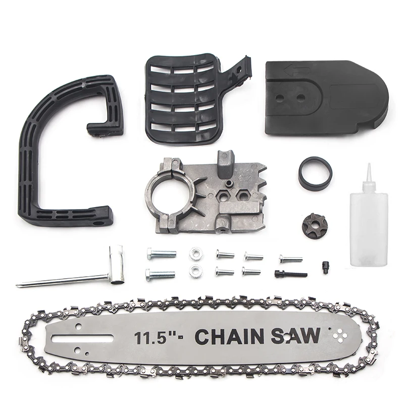 

Upgrade Electric Saw Parts 11.5 Inch Turn the angle grinder into a chain saw 100 125 150 angle grinders are available Chain saw