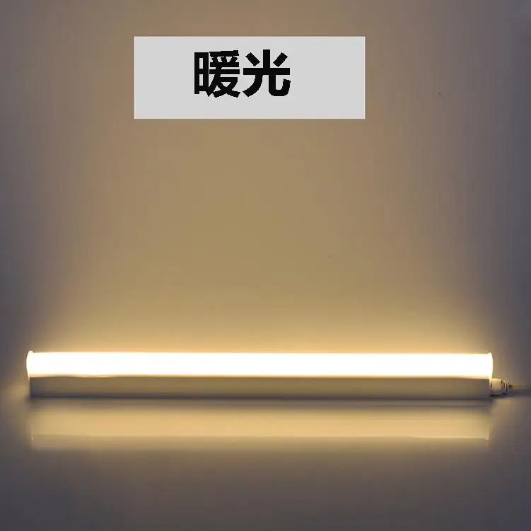 warm light T5 интегрированная 30 см Светодиодная трубка 1ft T5 Светодиодная ламповая лампа светильники 6 Вт 100-240 В Настенные светильники домашний широкий стиль напряжения - Испускаемый цвет: warm light