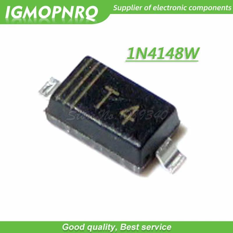 100 шт./лот T4 1N4148 SMD 0805 SOD 323 импульсный диод 1N4148WS 0805(SOD323) новый оригинальный|smd 0805|smd