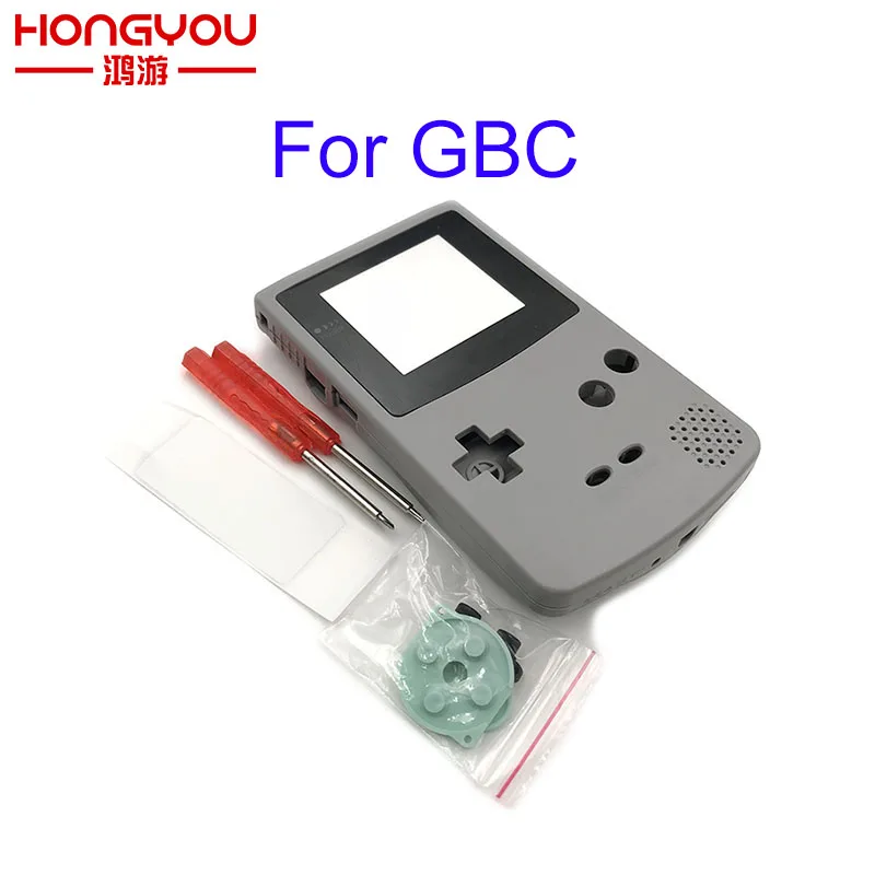 Серый чехол накладка для игровой консоли Gameboy Color GBC|Запасные части| |