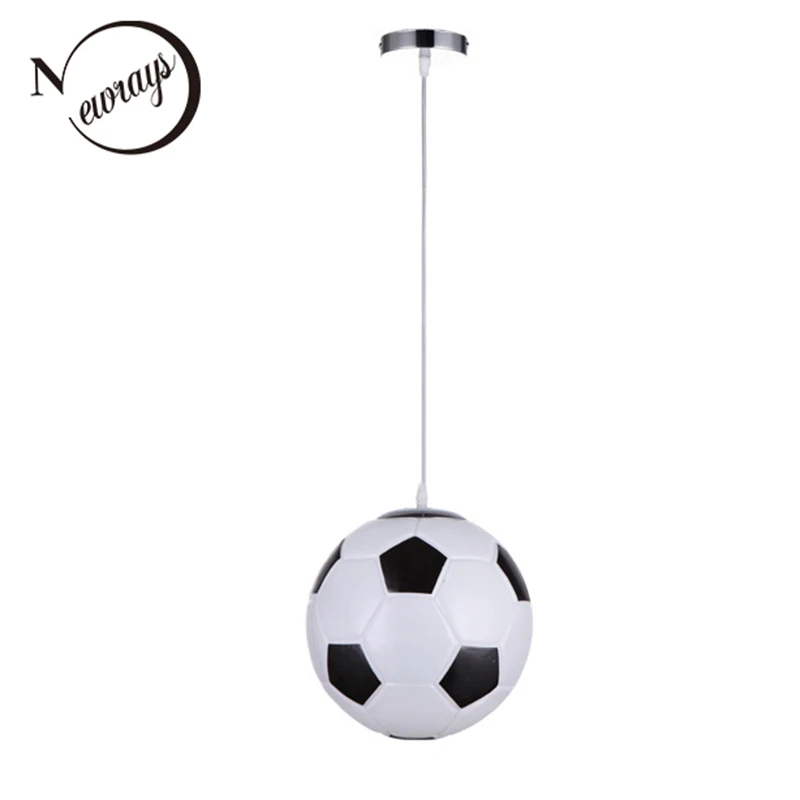 

Modern novelty football glass pendant lamp LED E27 220V pendant Light Fixture For living room bedroom restaurant hallway kitchen