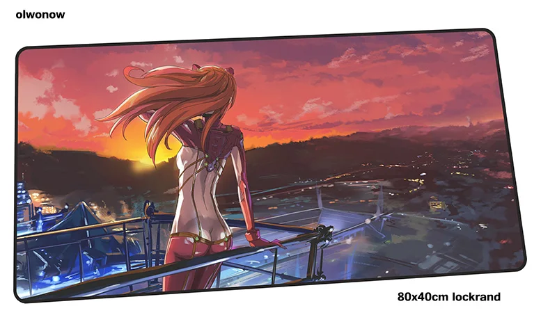 Evangelion Коврик для мыши, геймер, заказной, 800x400x2 мм, игровой коврик для мыши, персональные аксессуары для ноутбука, эргономичный коврик для мыши