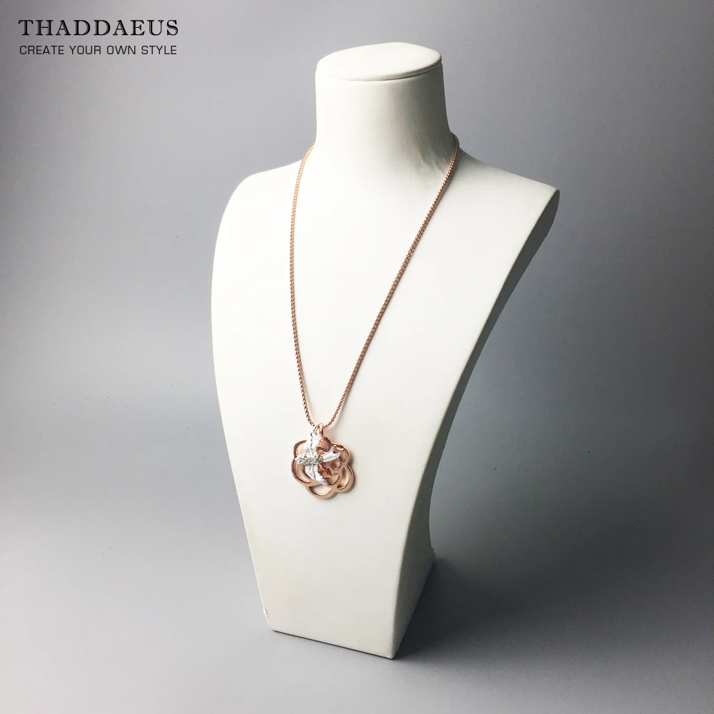 Ожерелье из звеньев Ласточки и розы 2017 новая цепочка модные ювелирные изделия в