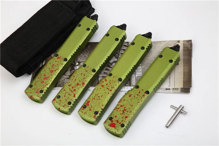 MIKER 2019 Новый UXT70 7CR17 лезвие алюминий Сплав покрытием зеленый ручка Открытый Отдых