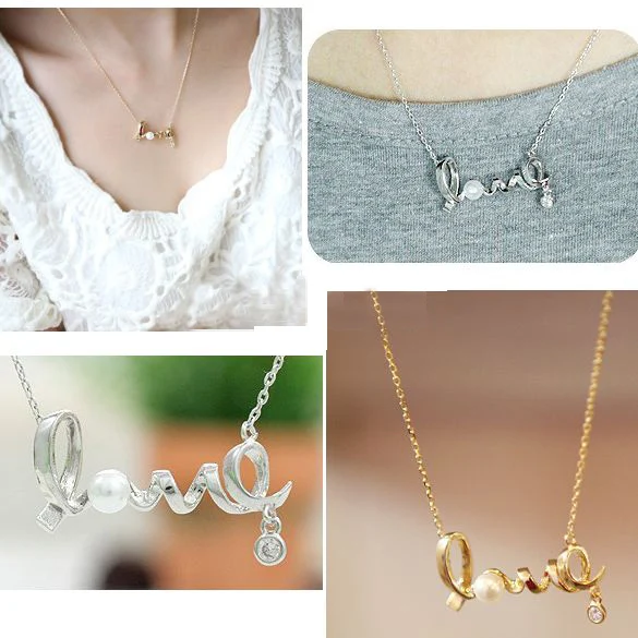 150 шт. оптовая продажа модное серебристое/Золотистое Ожерелье гвоздик из сплава с