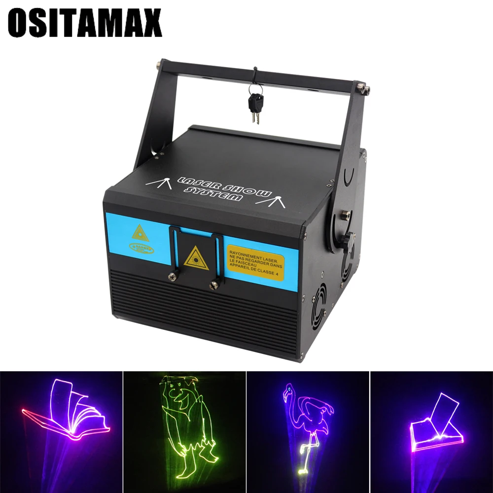 1 Вт RGB цветной лазерный свет лазерная Анимация и геометрические узоры DMX 128