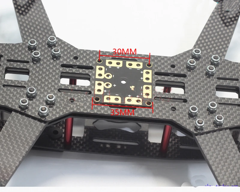 6 шт. распределительная пластина плата питания PCB для ESC рамы RC FPV Quadcopter Drone
