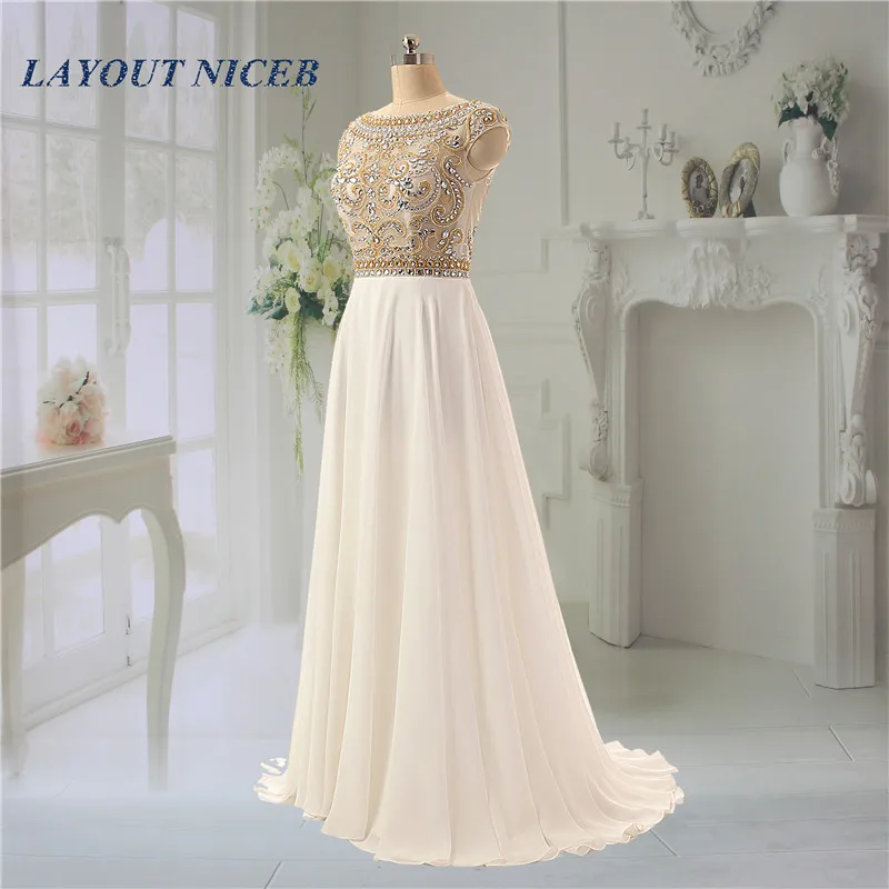 Блестящие стразы вечерние платья с бисером платье глубоким вырезом и открытой