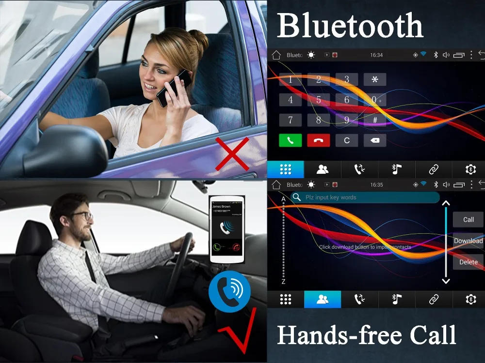 Популярный 2 Din Автомобильный мультимедийный плеер Аудио-Видео Android стерео MP3 MP4 Wi-Fi Bluetooth 7 дюймов Сенсорный экран SD USB слот 1024*60