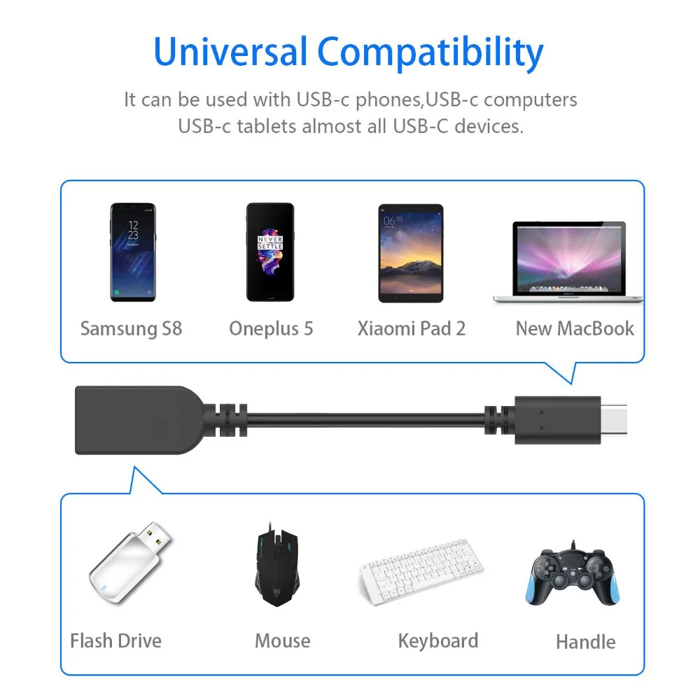 Olhveitra Type C OTG USB кабель адаптер для Xiaomi Redmi 7 Huawei Samsung s8 S10 + Google Macbook Pro Typec